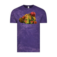 Cloud Purple Gymnocalycium Variegated Cactus Vintage Tee - LillyAllenDesigns
