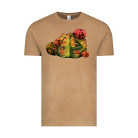Vintage Camel Gymnocalycium Variegated Cactus Vintage Tee - LillyAllenDesigns