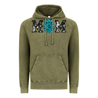 Vintage Olive cowhide with gemstone Vintage Hoodie - RanaPortraitStore