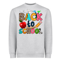 Heather Grey back to school Heavyweight Sweatshirt - texasbilliewilder