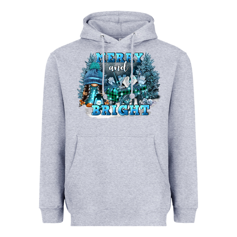 Merry And Bright Heavyweight Hoodie by FaDigitalArtStudio | Teevron
