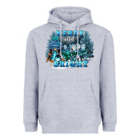 Heather Grey merry and bright Heavyweight Hoodie - FaDigitalArtStudio