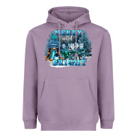 Lavender merry and bright Heavyweight Hoodie - FaDigitalArtStudio
