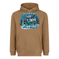 Toasted Coconut merry and bright Heavyweight Hoodie - FaDigitalArtStudio