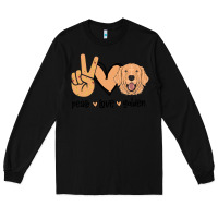 Black Peace Love Golden Long Sleeve Tee - Bettercallsaul