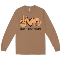 Toasted Coconut Peace Love Golden Long Sleeve Tee - Bettercallsaul