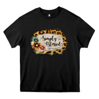 Black simply blessed Heavy Core Tee - Jasminsmagicworld