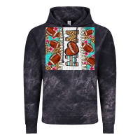 Cloud Black american football mom Vintage Hoodie - LillyAllenDesigns