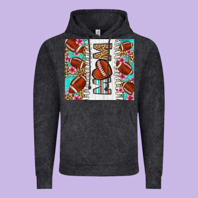 American Football Mom Vintage Hoodie Designed By Lillyallendesigns