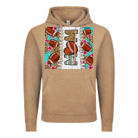 Vintage Coffee american football mom Vintage Hoodie - LillyAllenDesigns