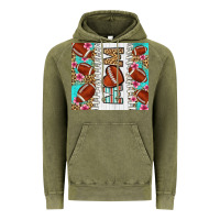 Vintage Olive american football mom Vintage Hoodie - LillyAllenDesigns