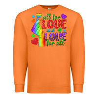 Carrot Western All For Love And Love For All Premium Sweatshirt - BundleAndBundleShop