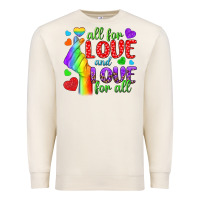 Sandshell Western All For Love And Love For All Premium Sweatshirt - BundleAndBundleShop