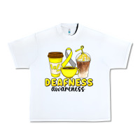 White deafness awareness coffee cups Urban Heavy Tee - Artiststas
