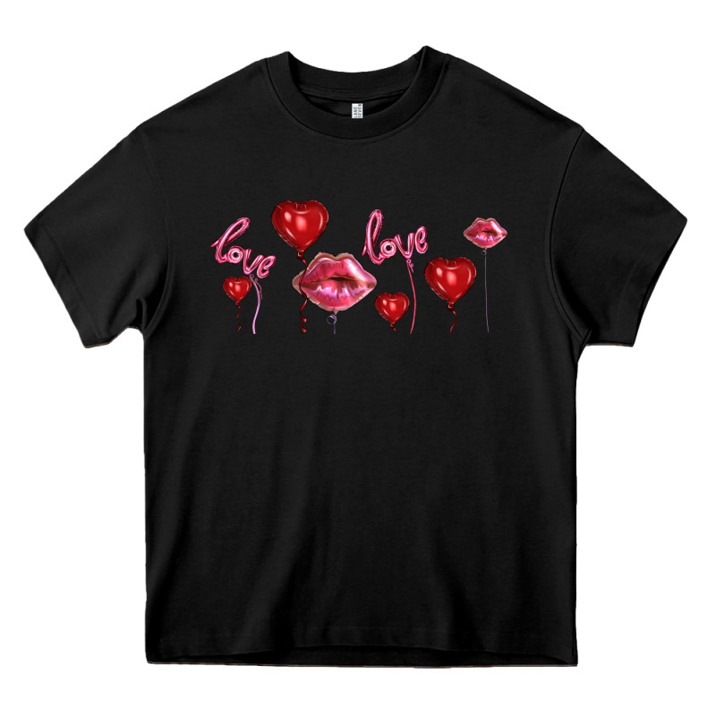Love And  Love Balloons Heavy Core Tee by AdoDesignShop | Teevron