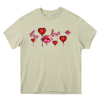 Mossy love and  love balloons Heavy Core Tee - AdoDesignShop