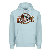 Blue Mist western love for cowboys olivia Premium Hoodie - OliviaCreatesArt
