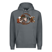 Rock western love for cowboys olivia Premium Hoodie - OliviaCreatesArt