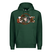 Sports Green western love for cowboys olivia Premium Hoodie - OliviaCreatesArt