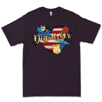 Plum 911 dispatcher Premium Tee - MaliasSmallBusiness