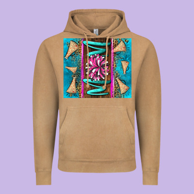 Cheer Mom Vintage Hoodie Designed By Lillyallendesigns
