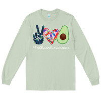 Matcha PEACE LOVE AVOCADOS Long Sleeve Tee - Bettercallsaul