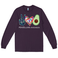 Plum PEACE LOVE AVOCADOS Long Sleeve Tee - Bettercallsaul