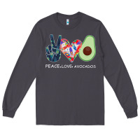 Peace Love Avocados Long Sleeve Tee | Teevron