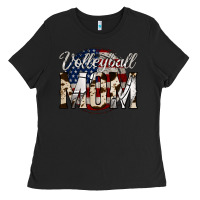 Black volleyball  mom 4 Ladies Tee - Jasminsmagicworld