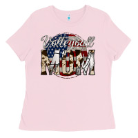 Bubblegum Pink volleyball  mom 4 Ladies Tee - Jasminsmagicworld