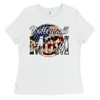 White volleyball  mom 4 Ladies Tee - Jasminsmagicworld