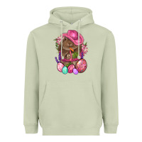 Matcha Cowboy Rabbit Easter Heavyweight Hoodie - BundleAndBundleShop