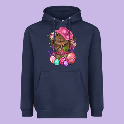 Cowboy Rabbit Easter Heavyweight Hoodie Designed By Bundleandbundleshop