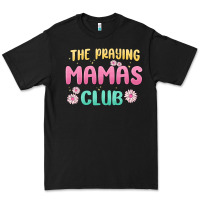 Black the praying mamas club Premium Tee - MaliasSmallBusiness