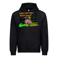 Black there's something mighty going on around here pig Urban Hoodie - LillyAllenDesigns