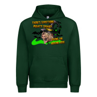 Forest Green there's something mighty going on around here pig Urban Hoodie - LillyAllenDesigns