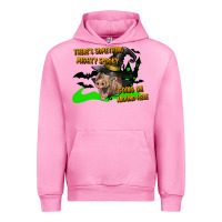 Fuchsia Pink there's something mighty going on around here pig Urban Hoodie - LillyAllenDesigns