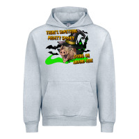 Heather Grey there's something mighty going on around here pig Urban Hoodie - LillyAllenDesigns