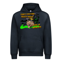 Navy there's something mighty going on around here pig Urban Hoodie - LillyAllenDesigns