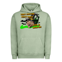 Pigment Oil Green there's something mighty going on around here pig Urban Hoodie - LillyAllenDesigns