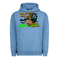 Pigment Pebble Blue there's something mighty going on around here pig Urban Hoodie - LillyAllenDesigns