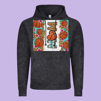 Basketball Mom Vintage Hoodie Designed By Lillyallendesigns