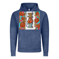 Vintage Denim basketball mom Vintage Hoodie - LillyAllenDesigns