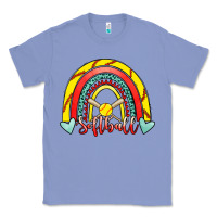Colony Blue Softball Rainbow Classic Tee - RanaPortraitStore