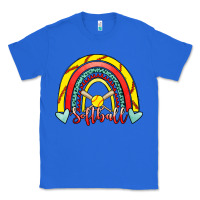 True Royal Softball Rainbow Classic Tee - RanaPortraitStore