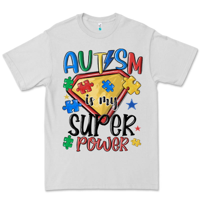 Autism Is My Super Power Premium Tee by MaliasSmallBusiness | Teevron