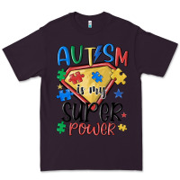 Plum autism is my super power Premium Tee - MaliasSmallBusiness