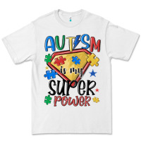 White autism is my super power Premium Tee - MaliasSmallBusiness