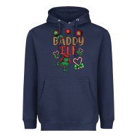 Navy Daddy Elf Heavyweight Hoodie - BundleAndBundleShop