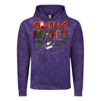 Cloud Purple santa's favorite family advocate Vintage Hoodie - LillyAllenDesigns